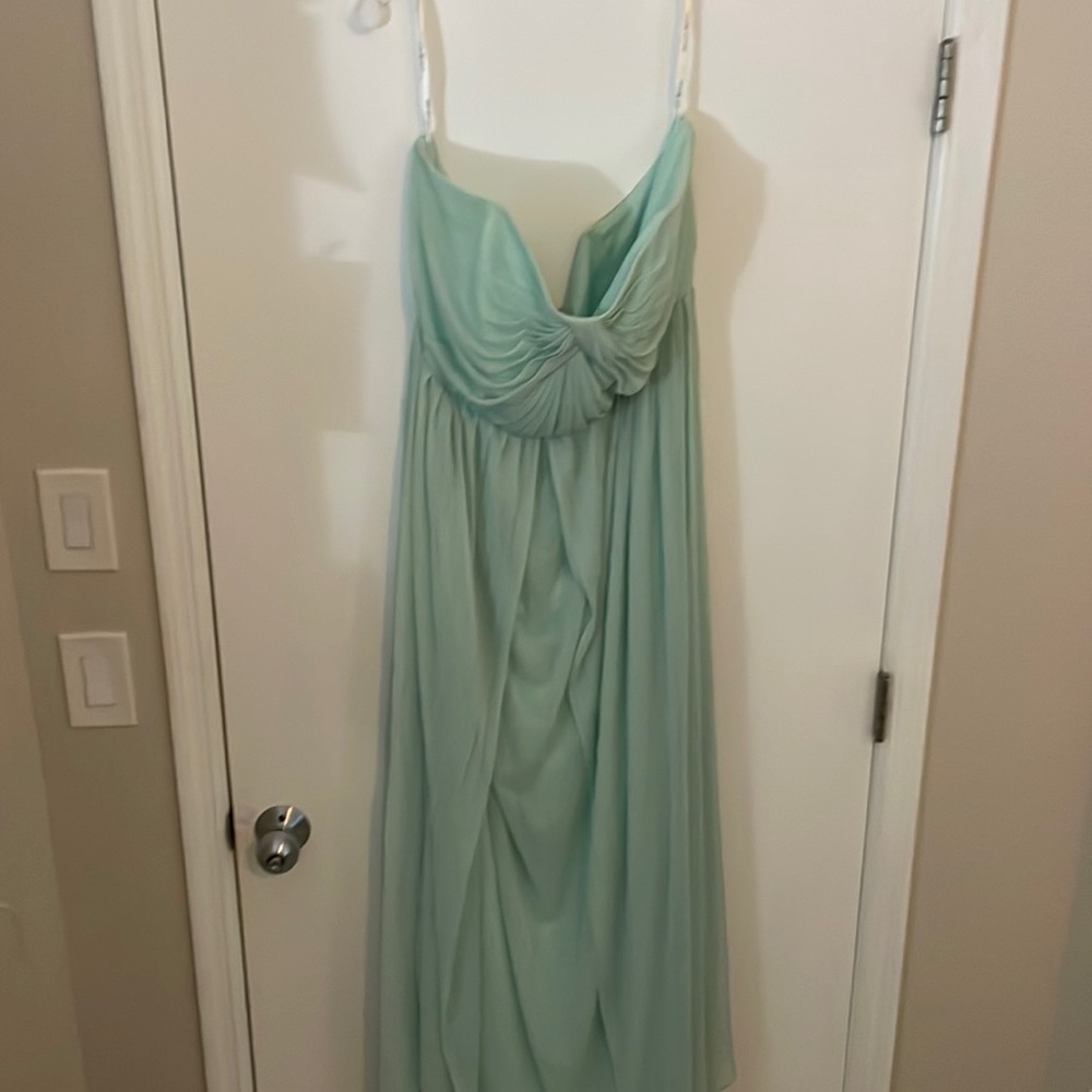 David’s Bridal Style-Your-Way 6 Tie Long Mesh Bridesmaid Dress Size 22